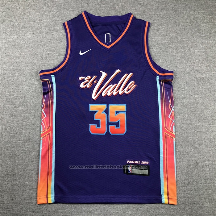 Maillot Enfant Phoenix Suns Kevin Durant #35 Ville 2023-24 Volet